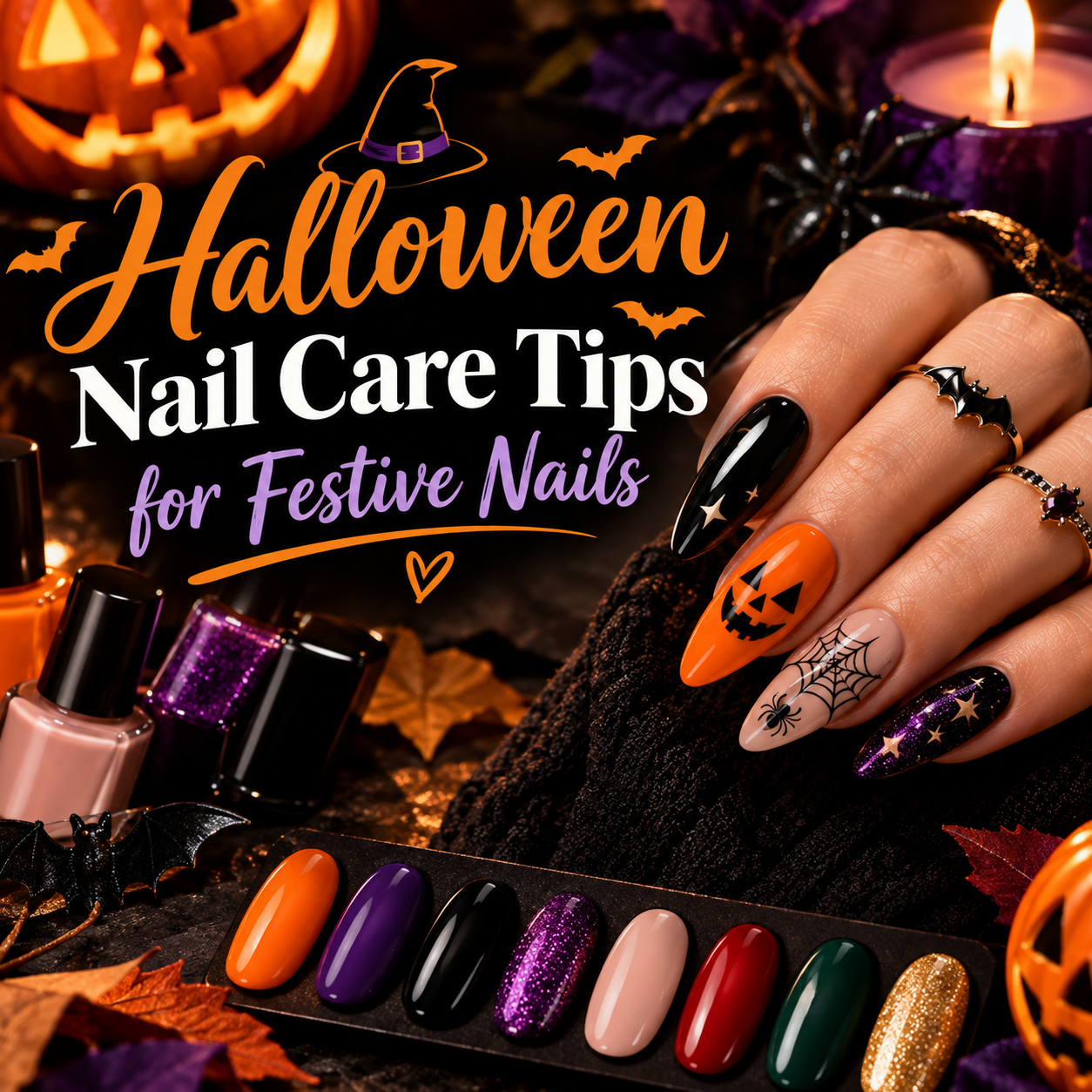 halloween nail care tips for festive nails