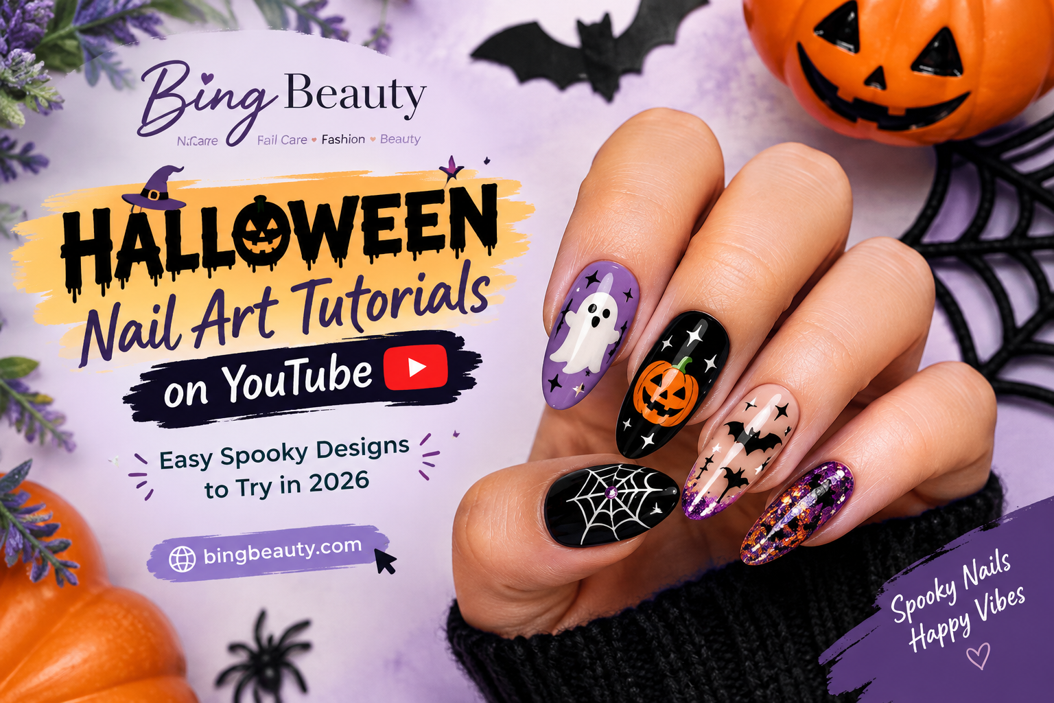 Halloween Nail Art Tutorials on YouTube: Easy Spooky Designs to Try in 2026