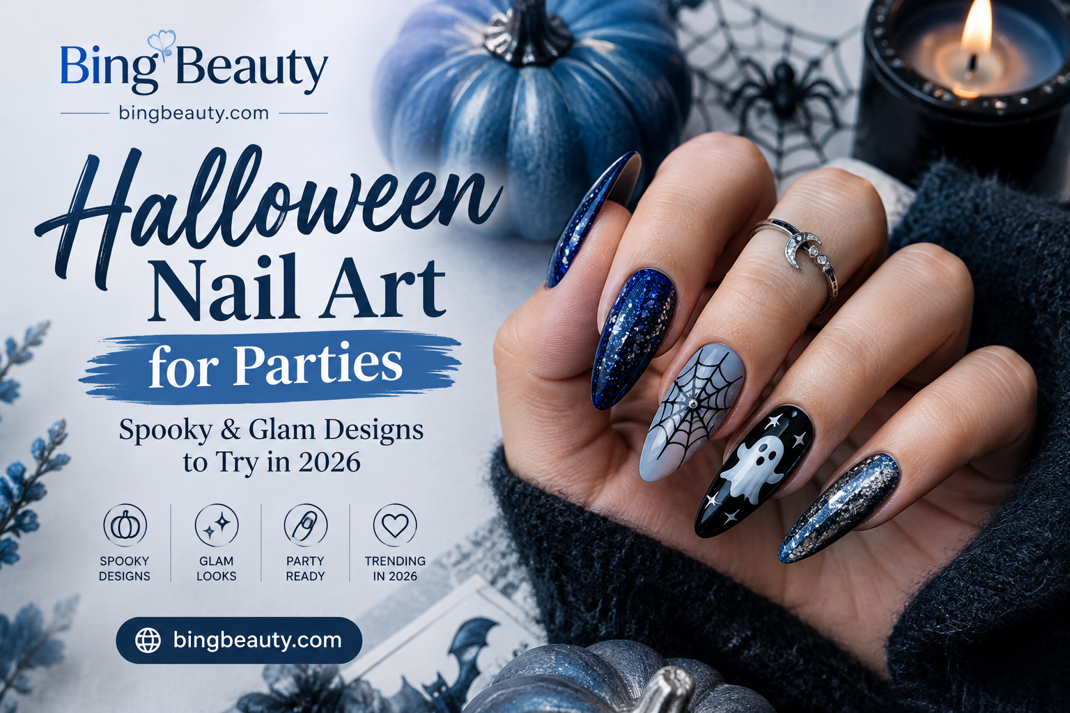 Halloween Nail Art for Parties: Spooky & Glam Designs to Try in 2026