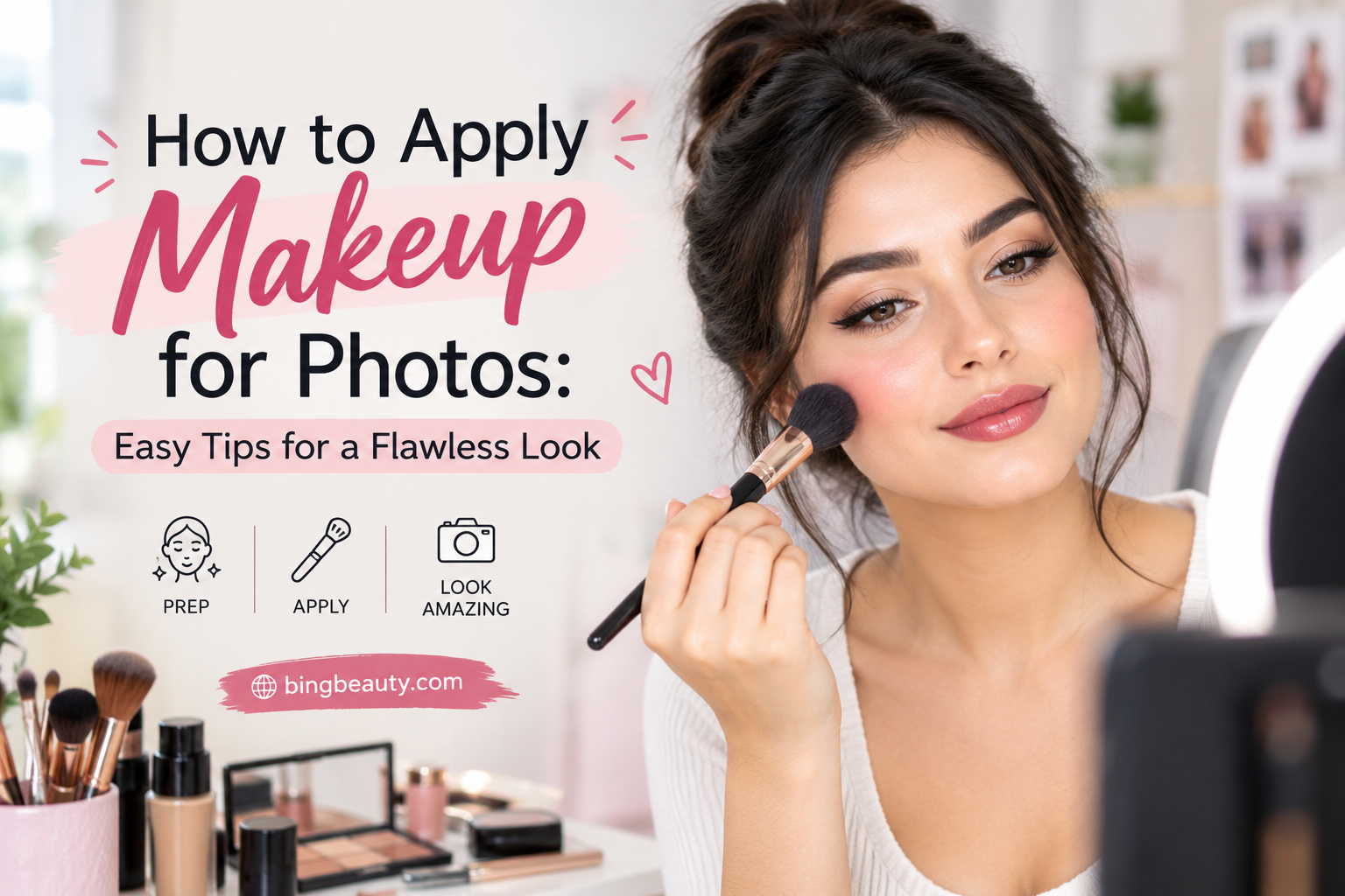 How to Apply Makeup for Photos: Easy Tips for a Flawless Look